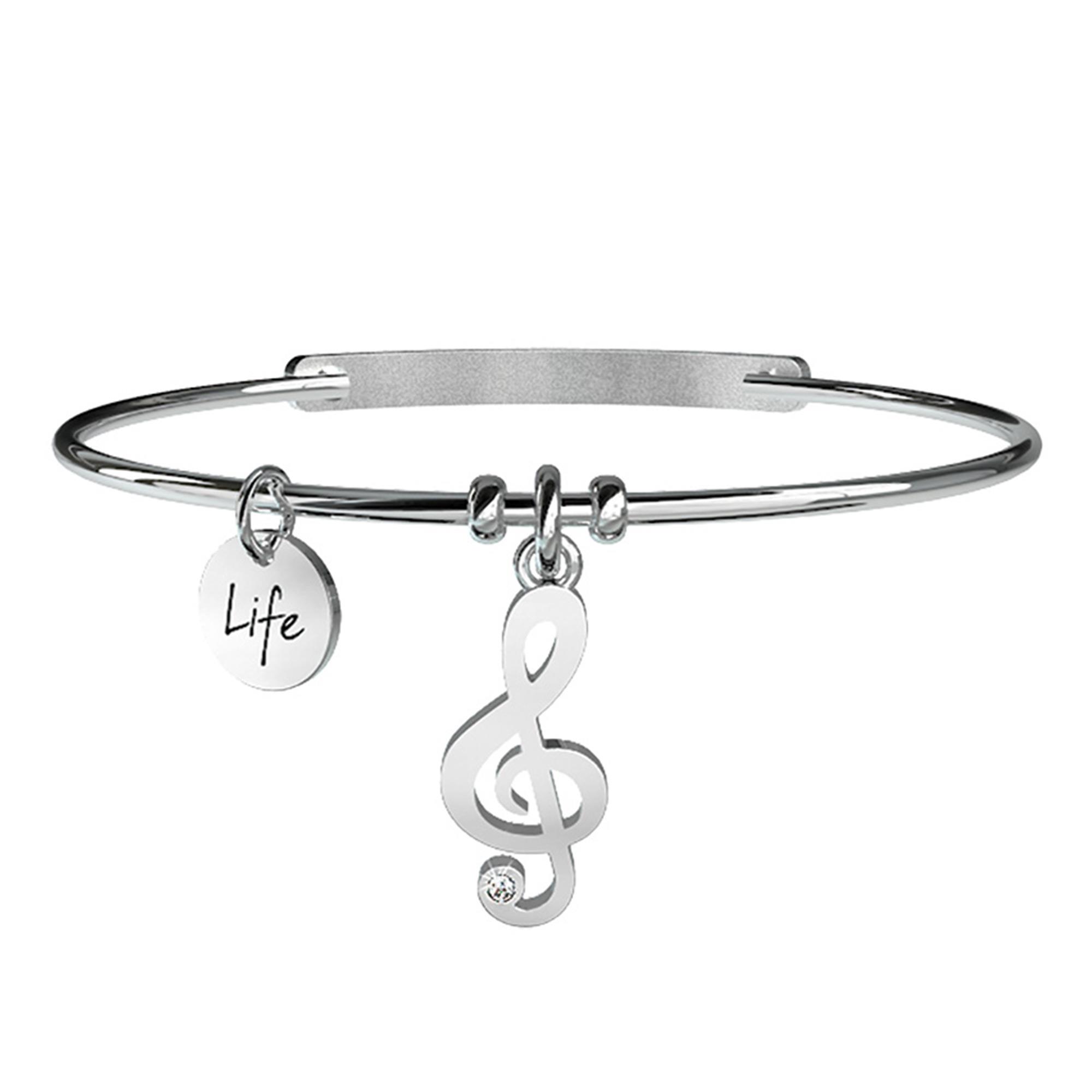 Bracciale Chiave Di Violino Armonia Free Time Acciaio Donna 231644 - KIDULT
