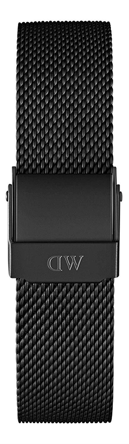 Cinturino Classic Petite Ashfield Acciaio Nero Donna 14mm DW00200165 - DANIEL WELLINGTON