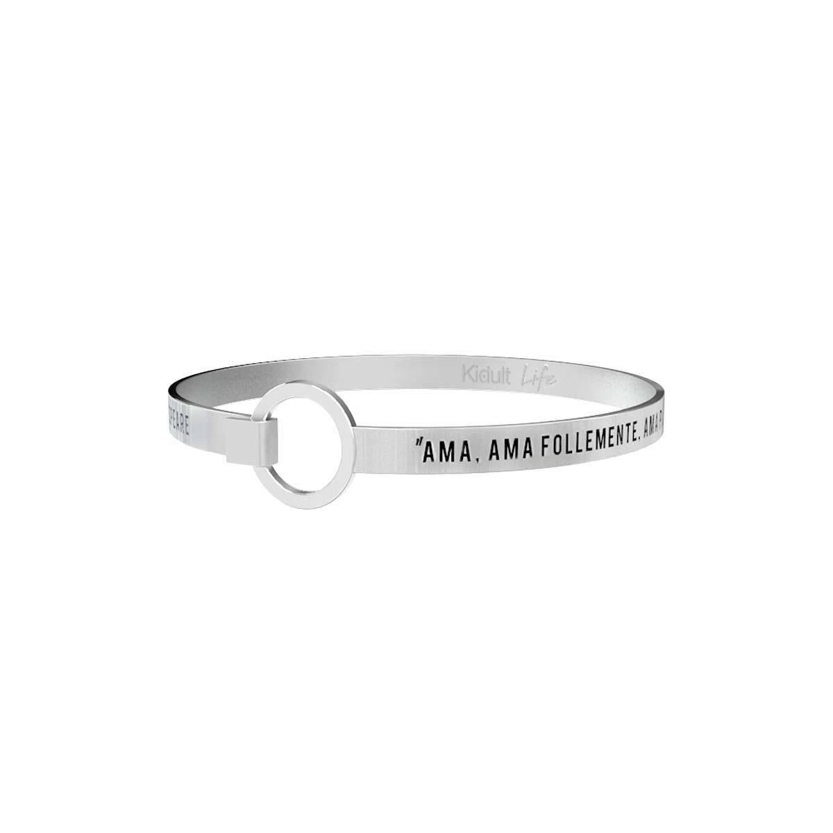 Bracciale Love Ama Follemente Acciaio Donna 731057 - KIDULT