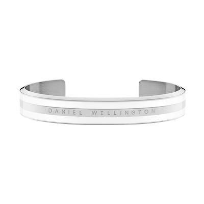 Bracciale Classic Satin White Silver Small DW00400008 - DANIEL WELLINGTON