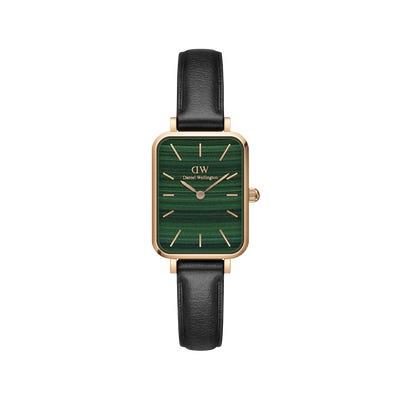 Orologio Quadro 20X26 Pressed Sheffield RoseGold Green - DANIEL WELLINGTON