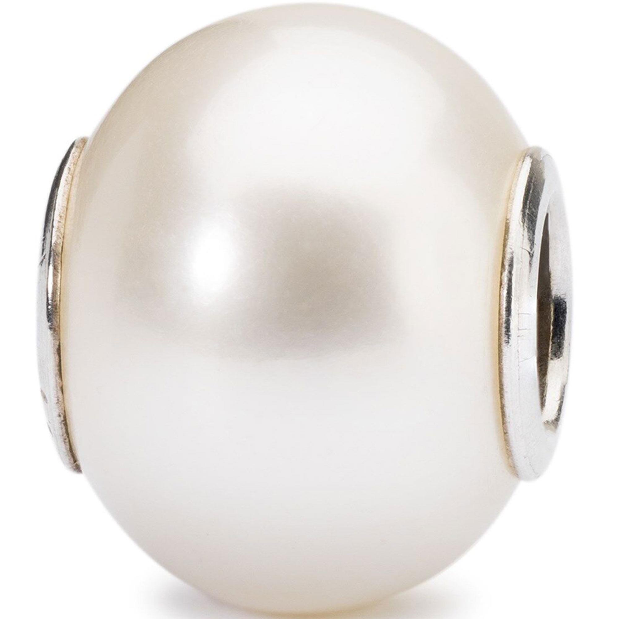 Bead Perla Bianca Charm Argento Donna TAGBE-00085 - TROLLBEADS