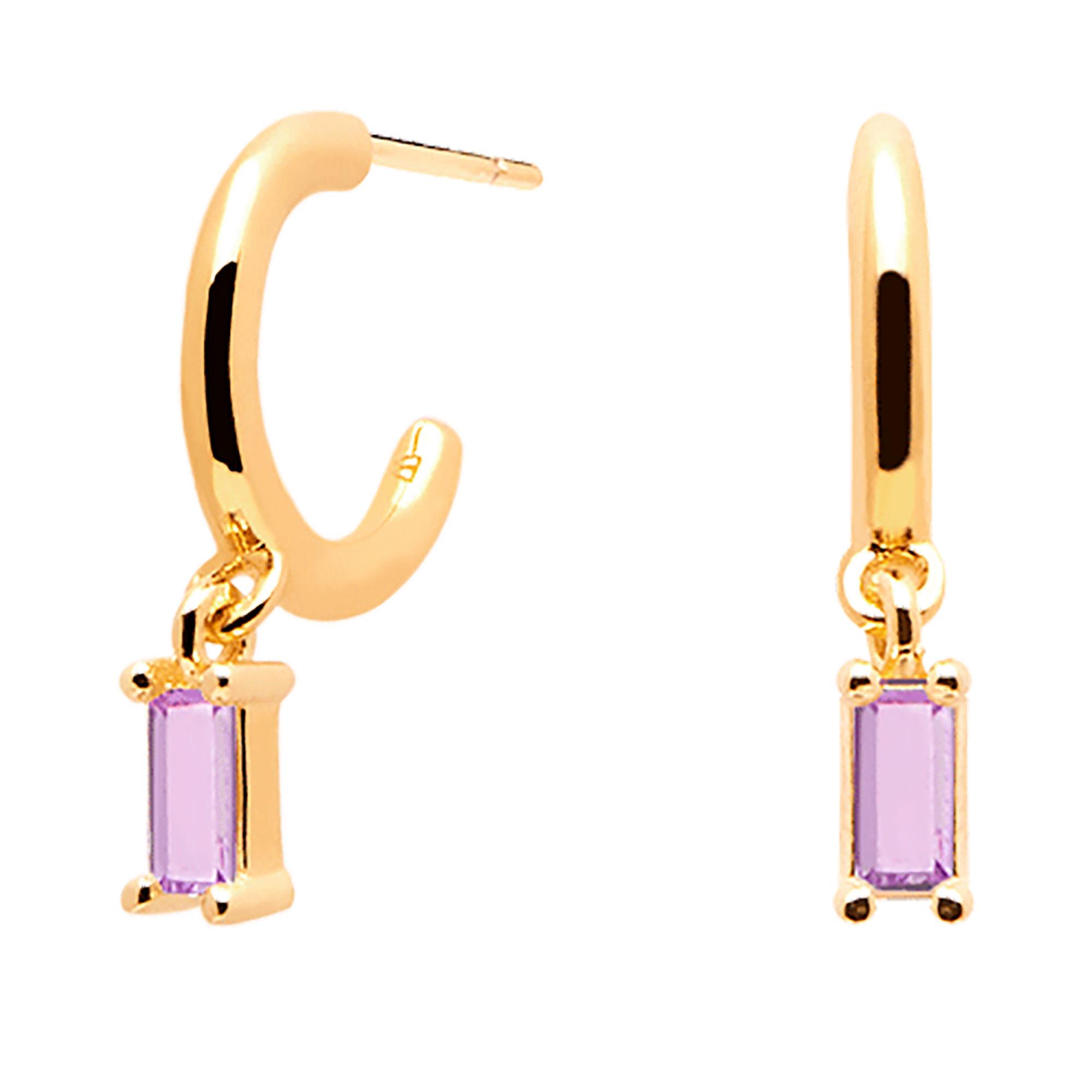 Orecchini Purple Alia Lobo Donna Oro - PD PAOLA