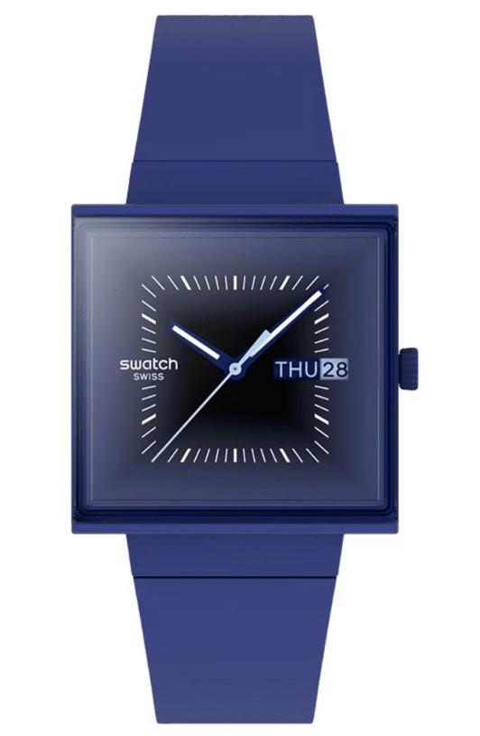 Orologio Squarely Blacklight  - SWATCH