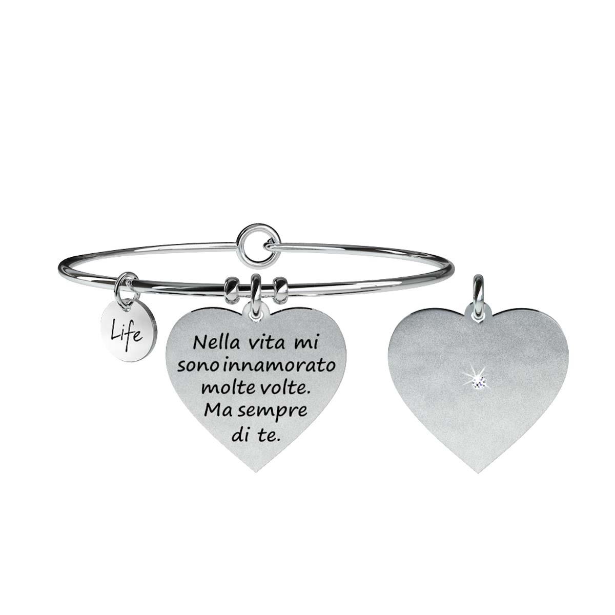 Bracciale Love Cuore Innamorato Acciaio Donna 731059 - KIDULT
