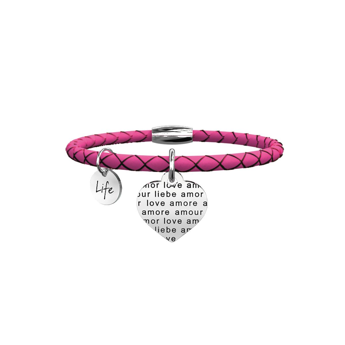 Bracciale Love Cuore Amore Acciaio Donna 231525 - KIDULT