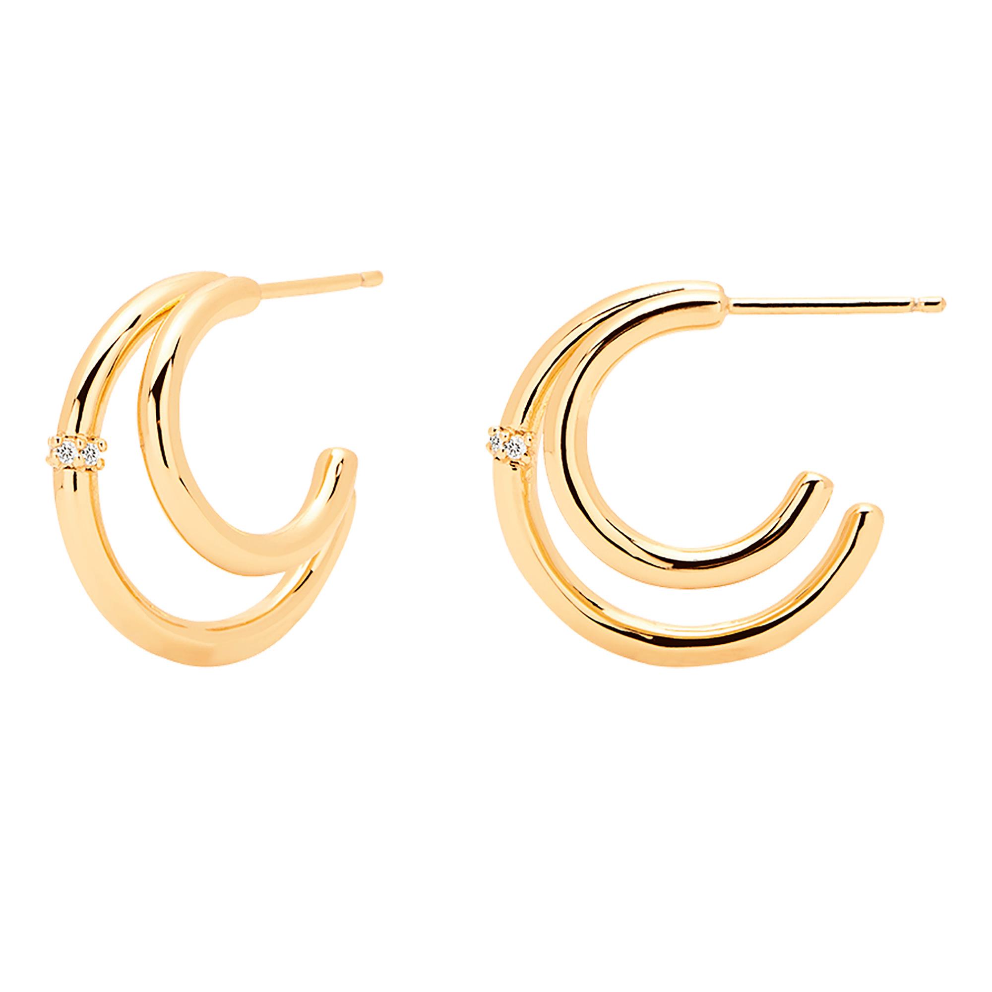 Orecchini Solstice Lobo Donna Oro - PD PAOLA