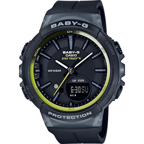 CASIO Orologi Baby-G Nero Anadigit Bgs-100-1aer  - CASIO