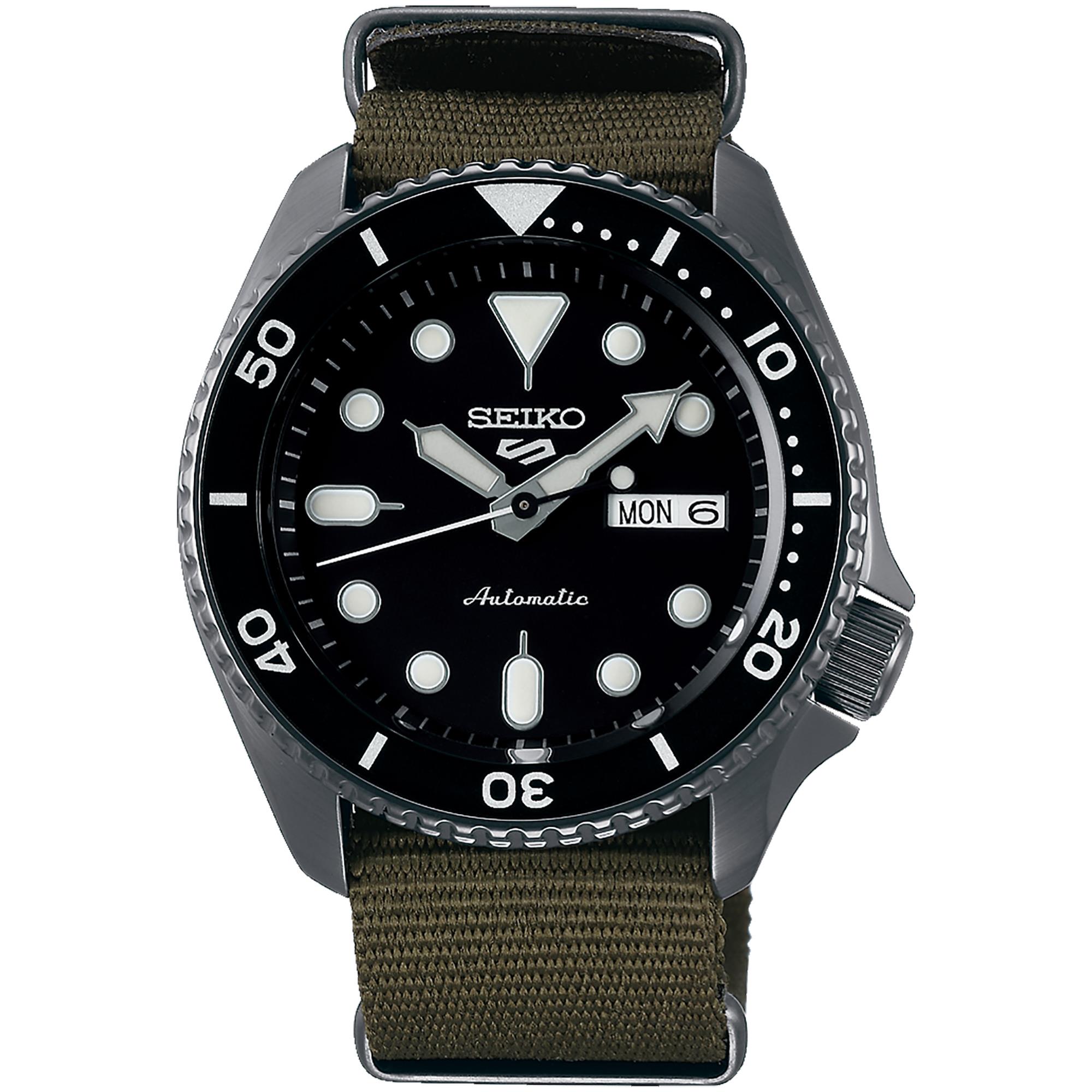 Orologio Seiko 5 Sports Automatico Uomo Nato Verde Militare - SEIKO -  Joyello