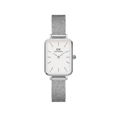 Orologio Quadro 20X26 Pressed Sterling Silver White - DANIEL WELLINGTON