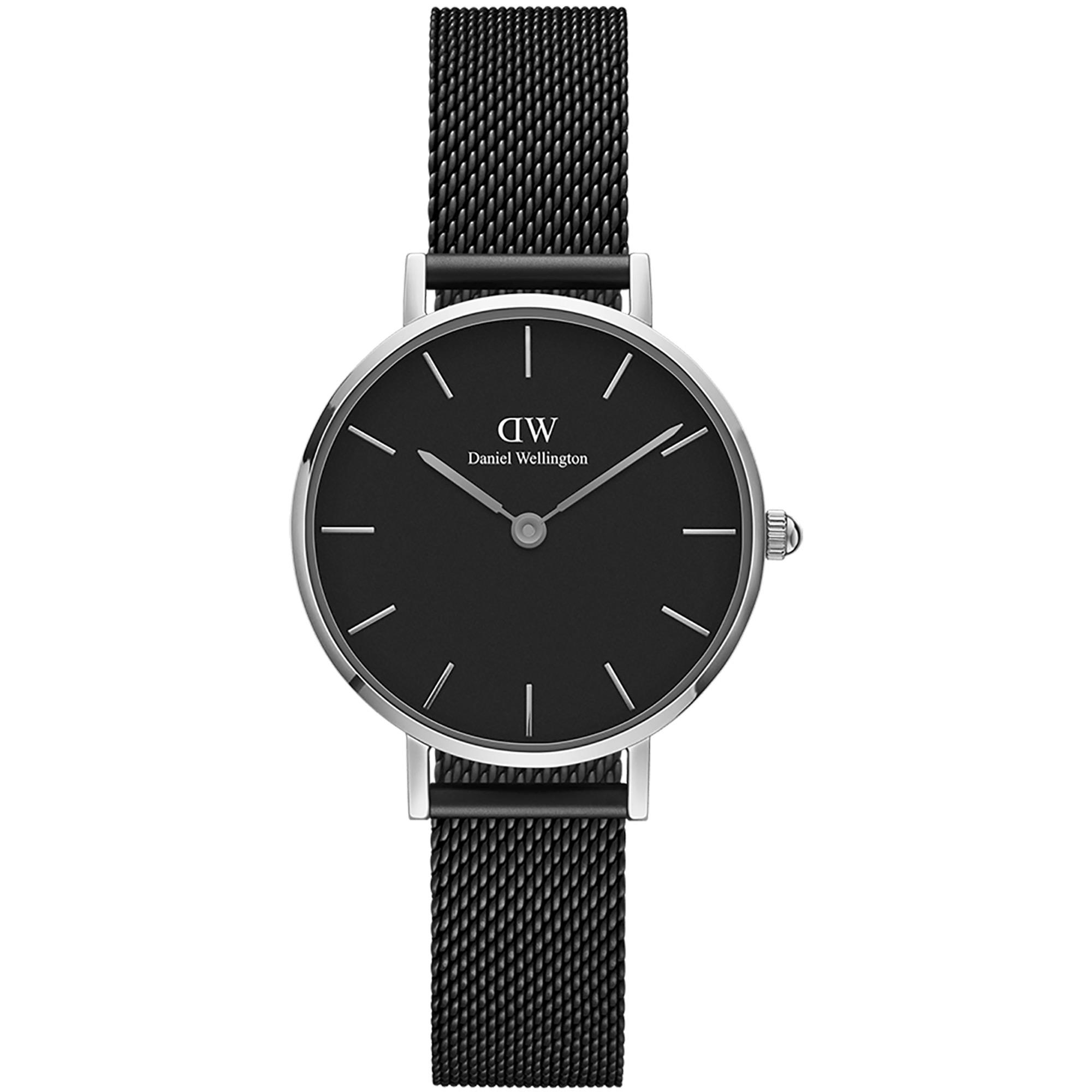 Orologio Classic Petite Ashfield Acciaio Nero Donna 28mm DW00100246 - DANIEL WELLINGTON