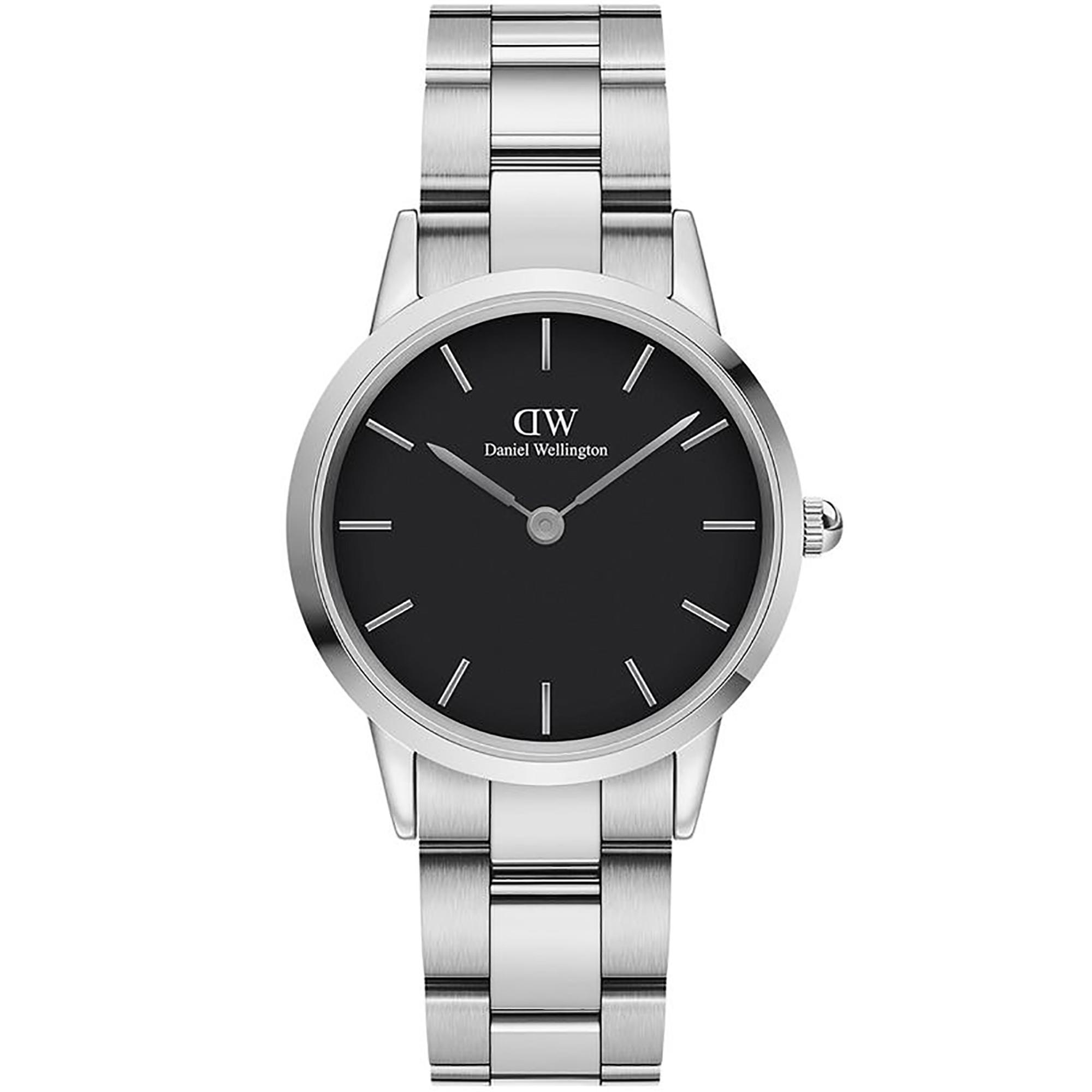 Orologio Iconic Link 32mm Nero Donna DW00100206 - DANIEL WELLINGTON