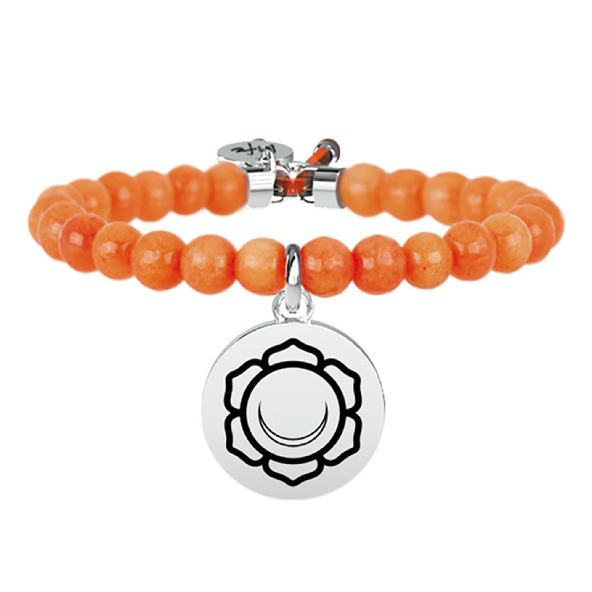 Bracciale Spirituality II Chakra Giada Arancione | Gioia - KIDULT