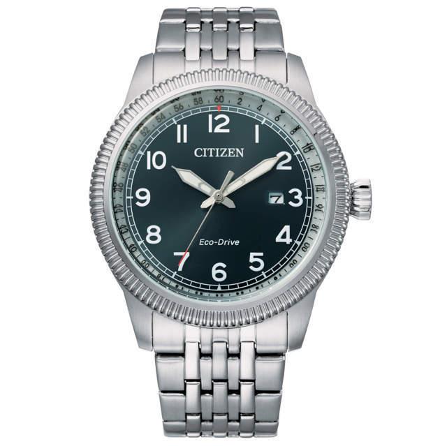 Orologio Aviator Of Collection Uomo Acciaio Verde - CITIZEN