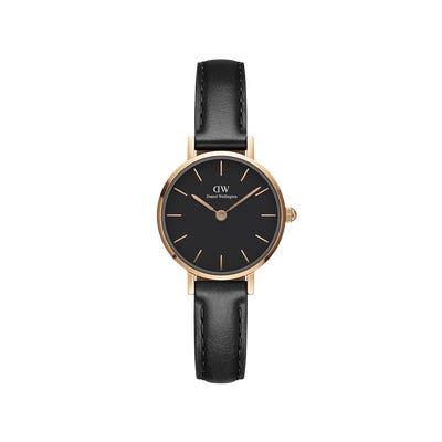 Orologio Petite 24mm Sheffield RoseGold Black - DANIEL WELLINGTON
