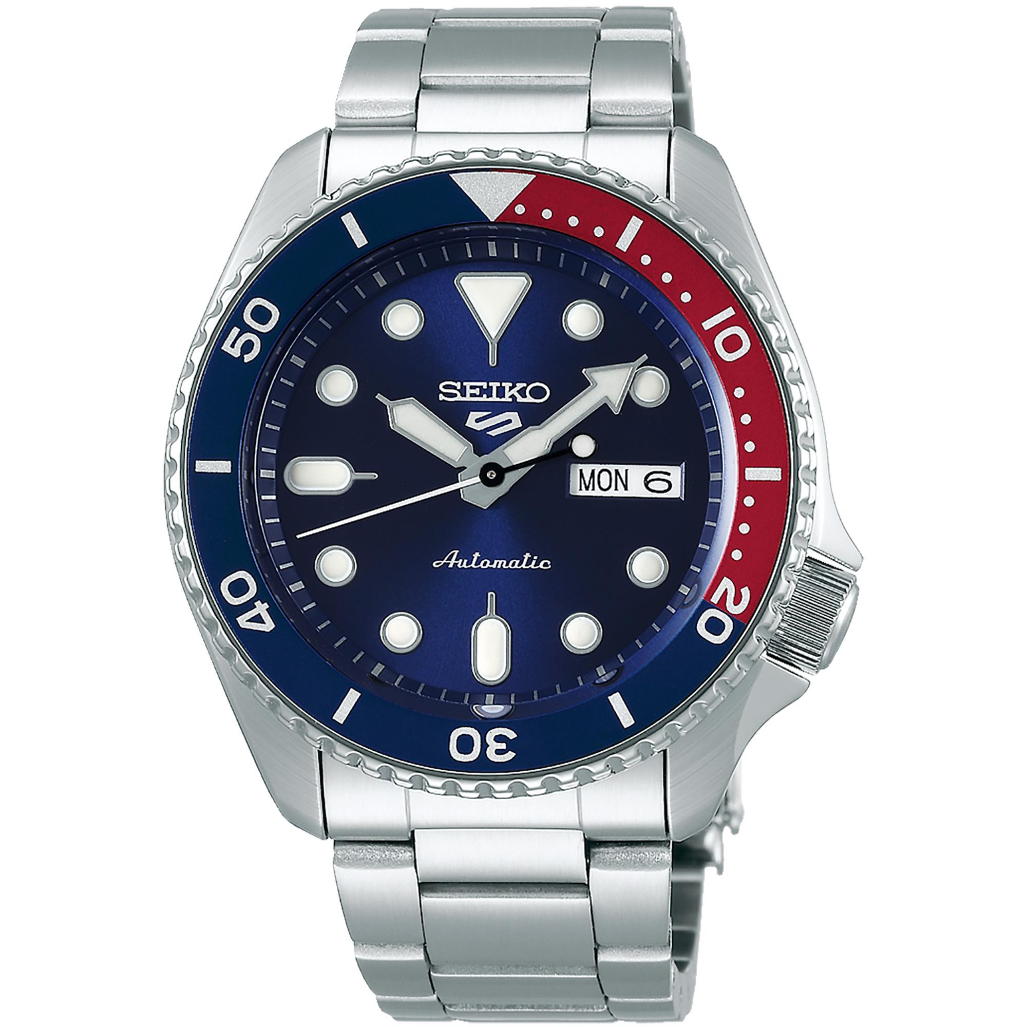 Orologio Seiko 5 Sports Automatico Acciaio Uomo Blue e Rosso - SEIKO