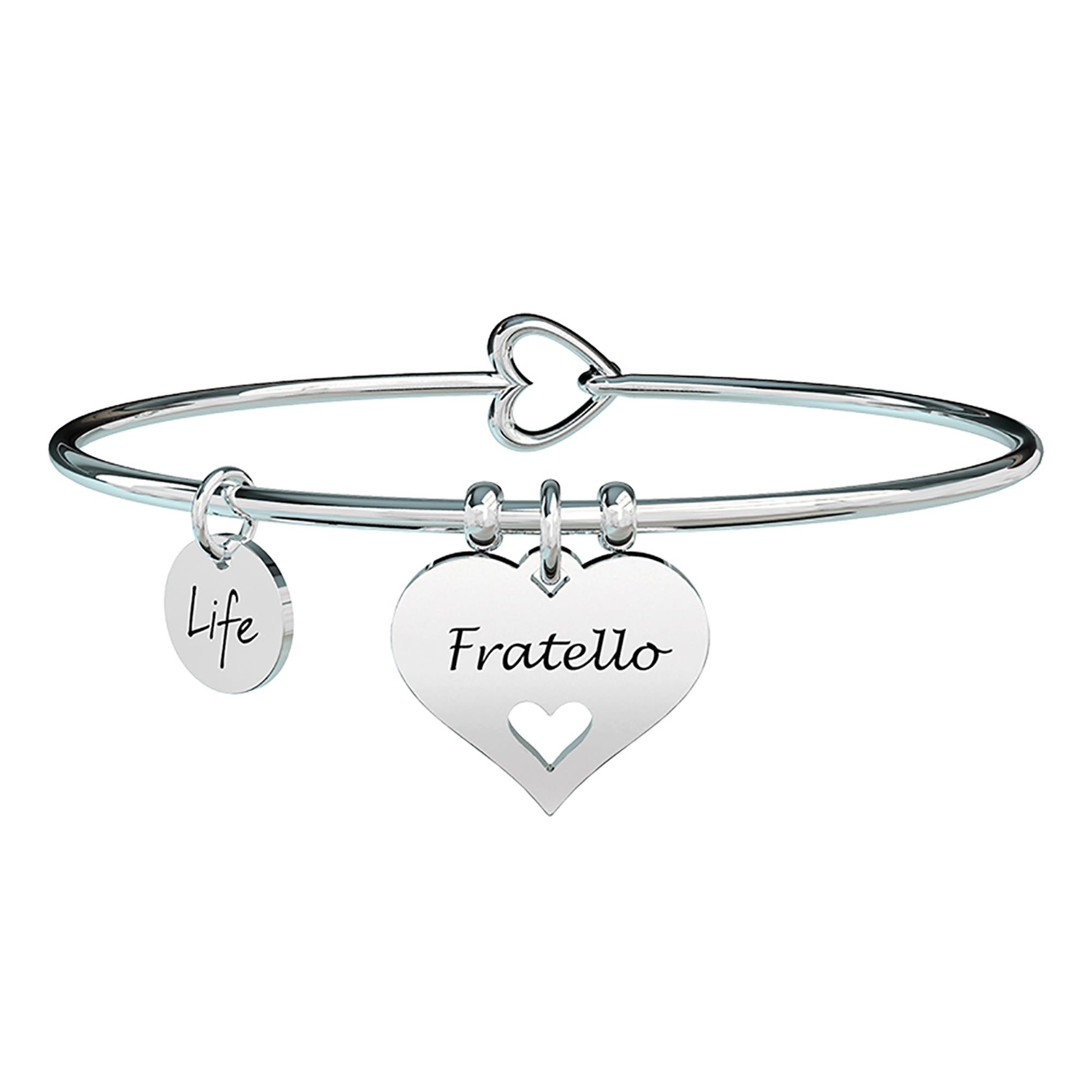 Bracciale Cuore Fratello Family Acciaio Donna 731618 - KIDULT