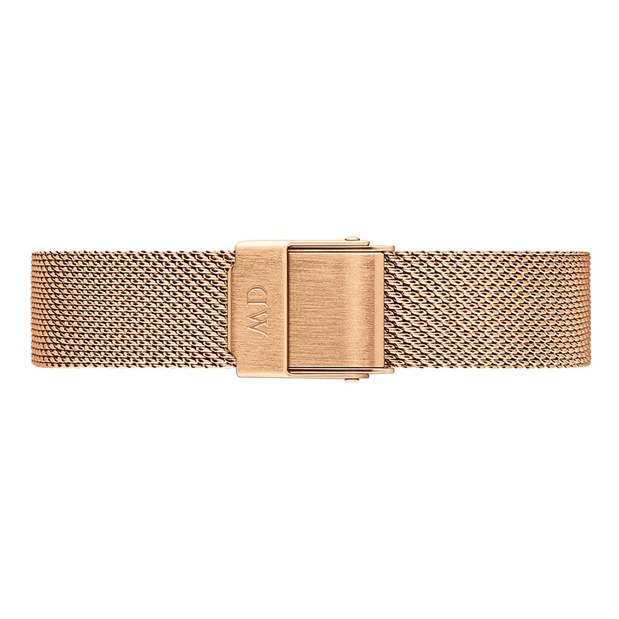Cinturino Petite Merlose 12 mm Oro Rosa Acciaio Donna DW00200192 - DANIEL WELLINGTON