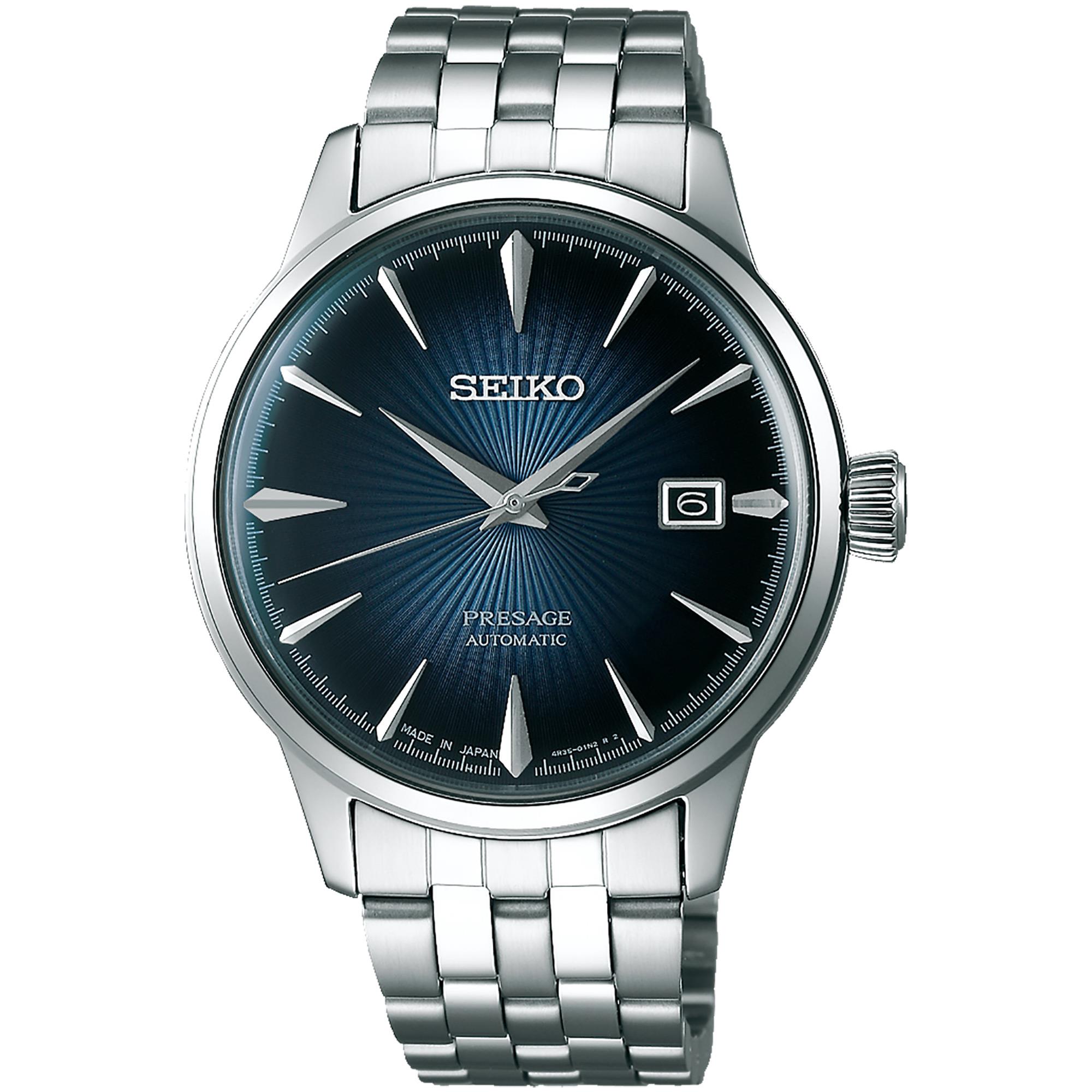 Orologio Presage Automatico Acciaio Uomo Blu SEIKO Joyello