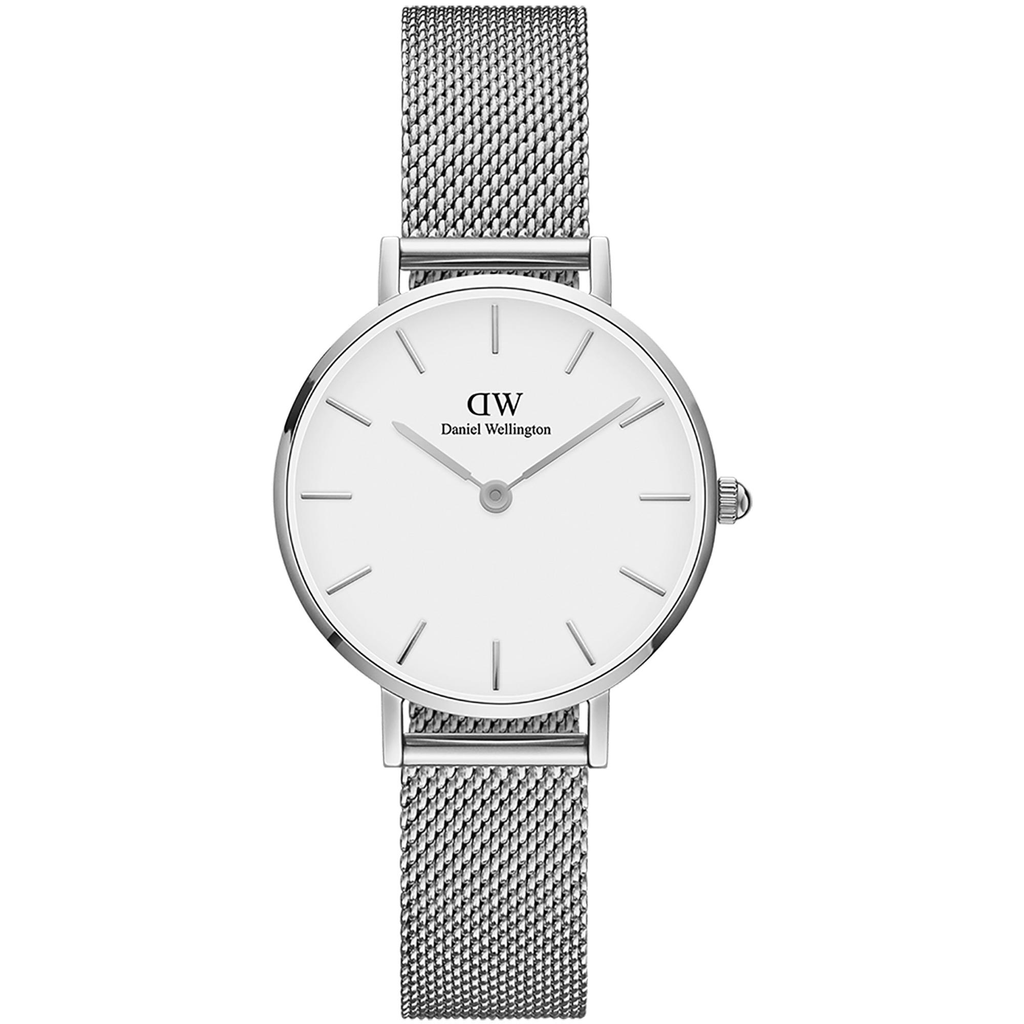 Orologio Petite Sterling 28 mm Bianco Donna Acciaio DW00100220 - DANIEL WELLINGTON