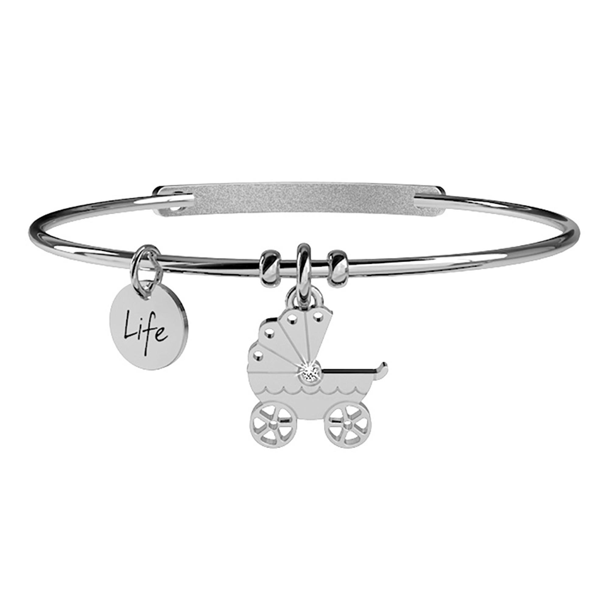 Bracciale Carrozzina Always With Me Special Moments Acciaio Donna 231666 - KIDULT