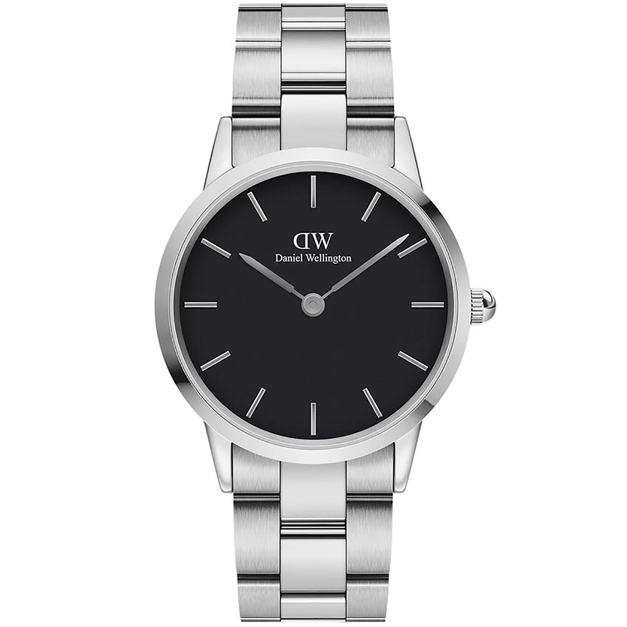 Orologio Iconic Link 36mm Nero Acciaio DW00100204 - DANIEL WELLINGTON