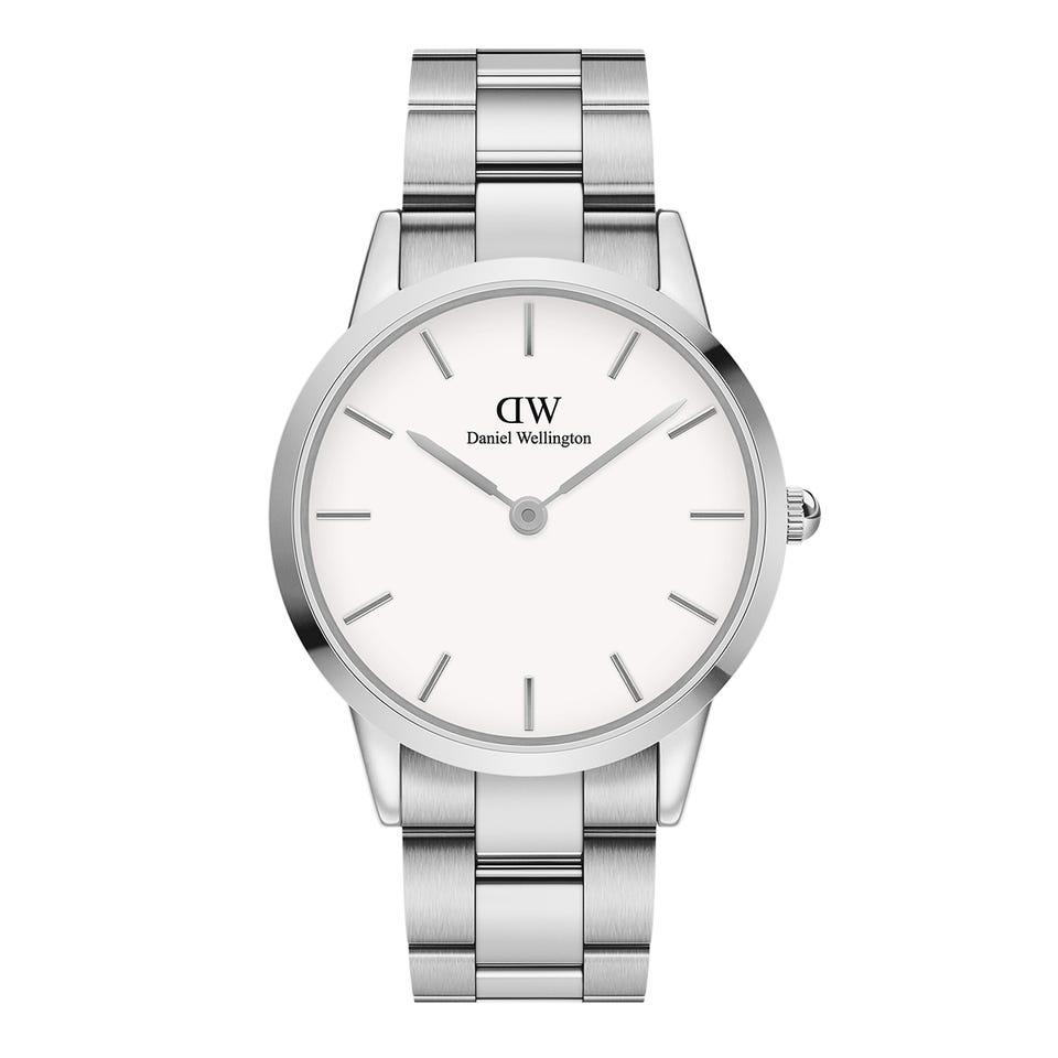 Orologio Iconic Link 40mm S White Unisex Acciaio DW00100341 - DANIEL WELLINGTON