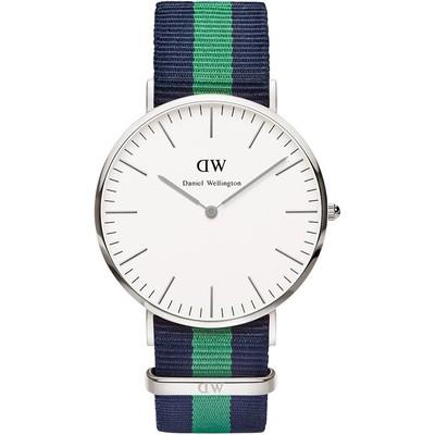 Orologio Classic Warwick Nato Blu Verde Uomo 40mm DW00100019 - DANIEL WELLINGTON