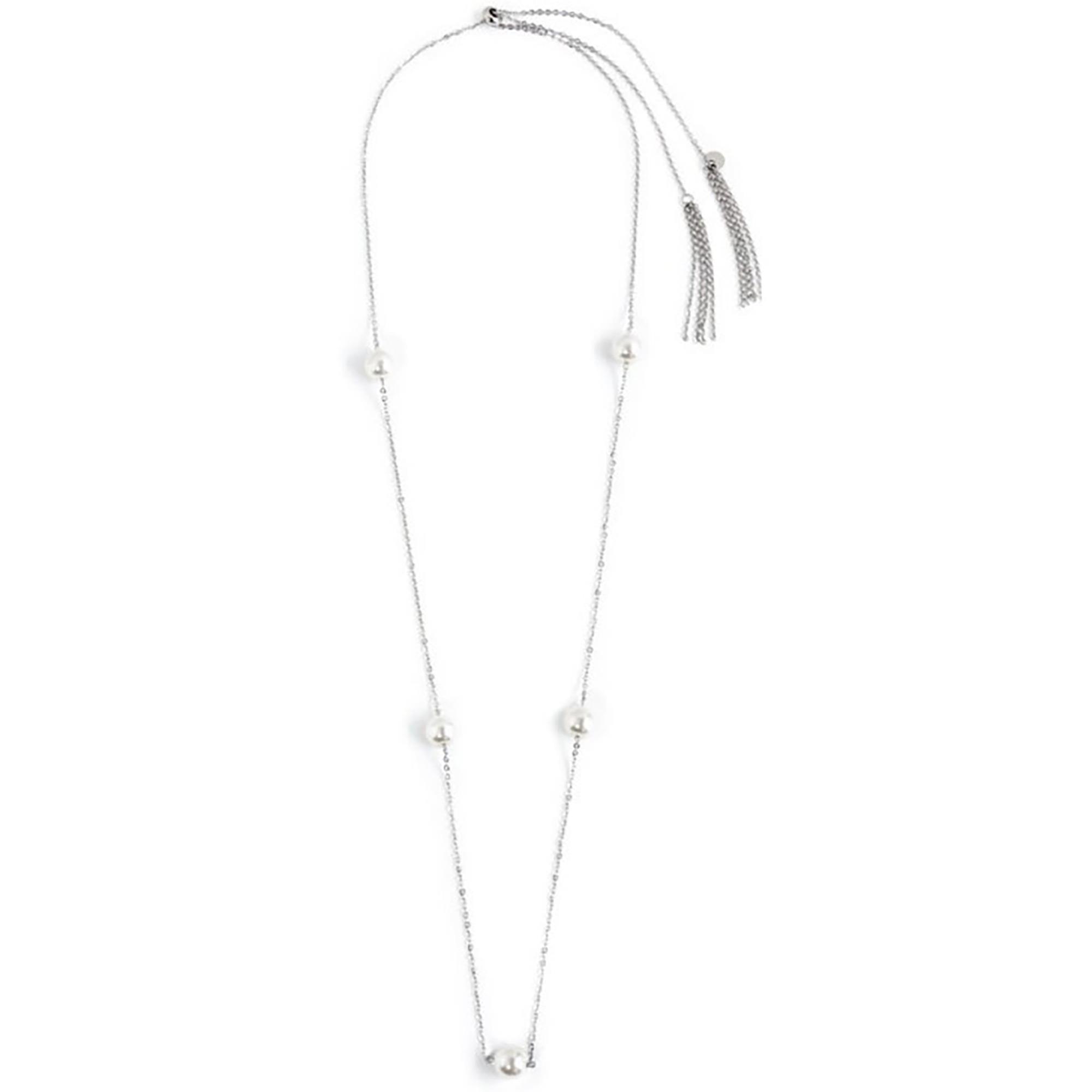 Collana Perle 10 Mm Nappa Finale - MARLÙ