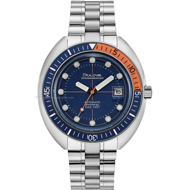 Orologio Bulova Oceanographer Automatico Blu - BULOVA
