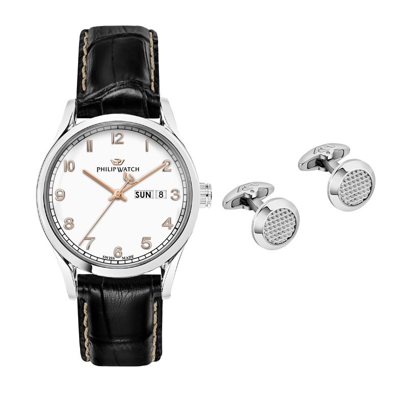 Orologio e gemelli uomo Philip Watch Sunray - PHILIP WATCH