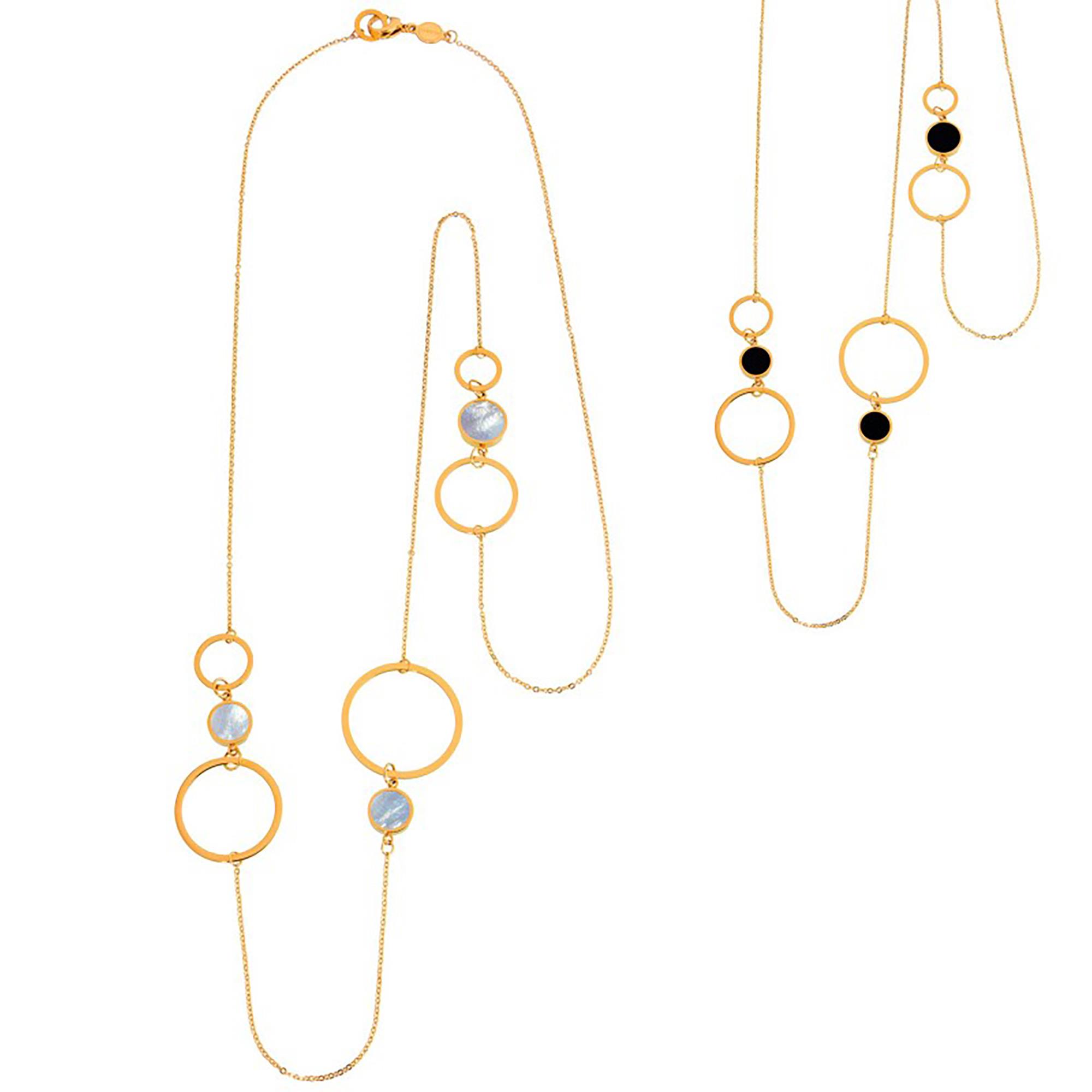 Collana Cerchi Chanel Pvd Oro - MARLÙ