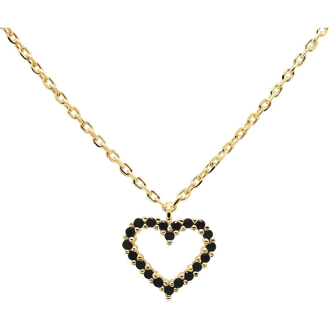 Collana PDPaola Ultra Basic Black Heart - PD PAOLA