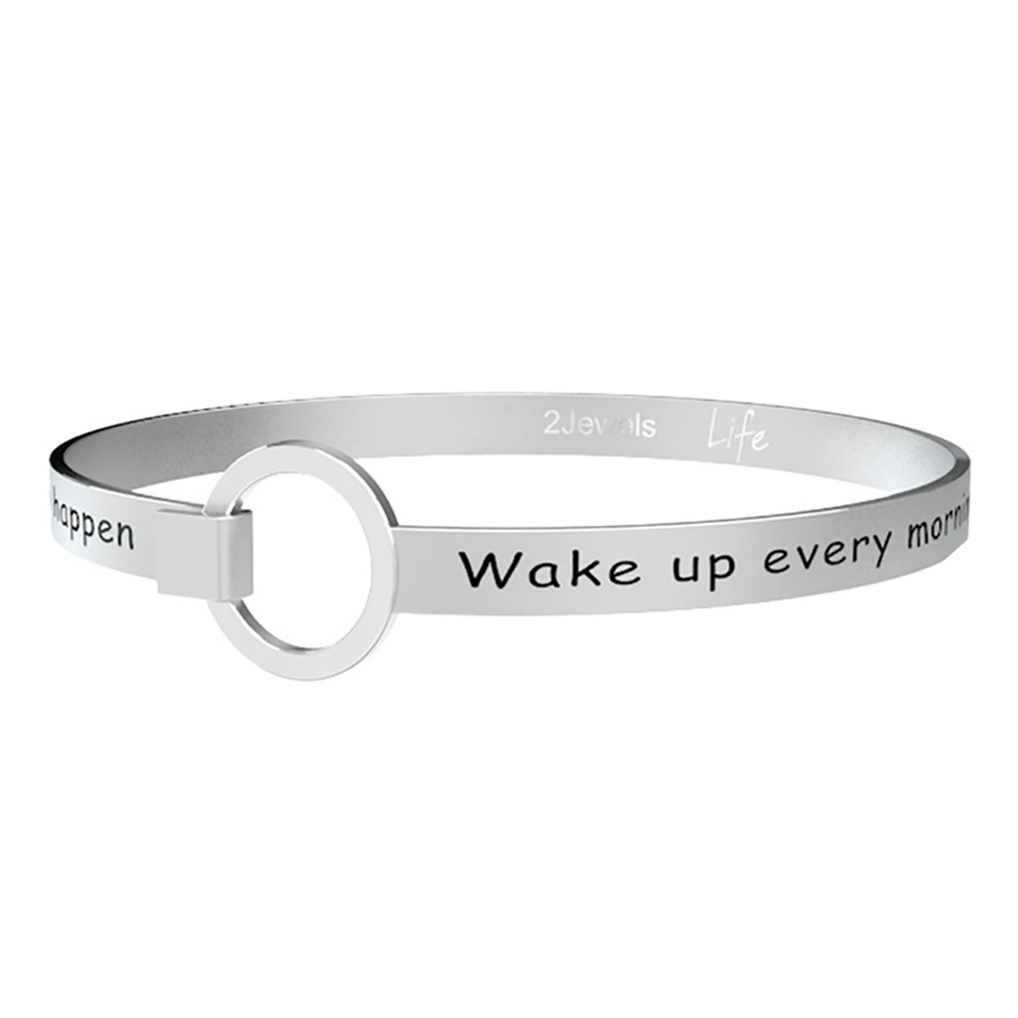 Bracciale  Wake Up Every Morning Philosophy Acciaio Donna 231690 - KIDULT