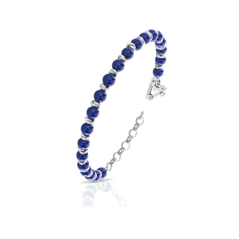 Bracciale in Arg.bianco 925% con lapis - ARKANO