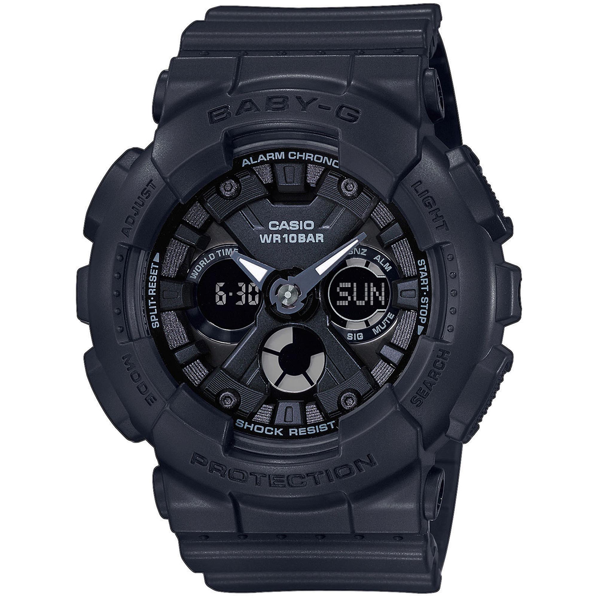 G-Shock Baby G Nero Anadigit Donna Gomma BA-130-1AER - G-SHOCK