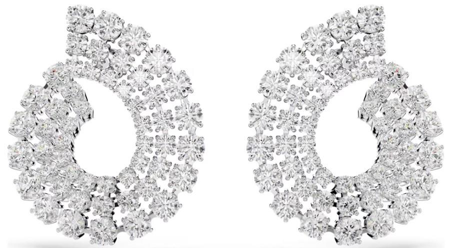 Orecchini a cerchio Matrix - SWAROVSKI