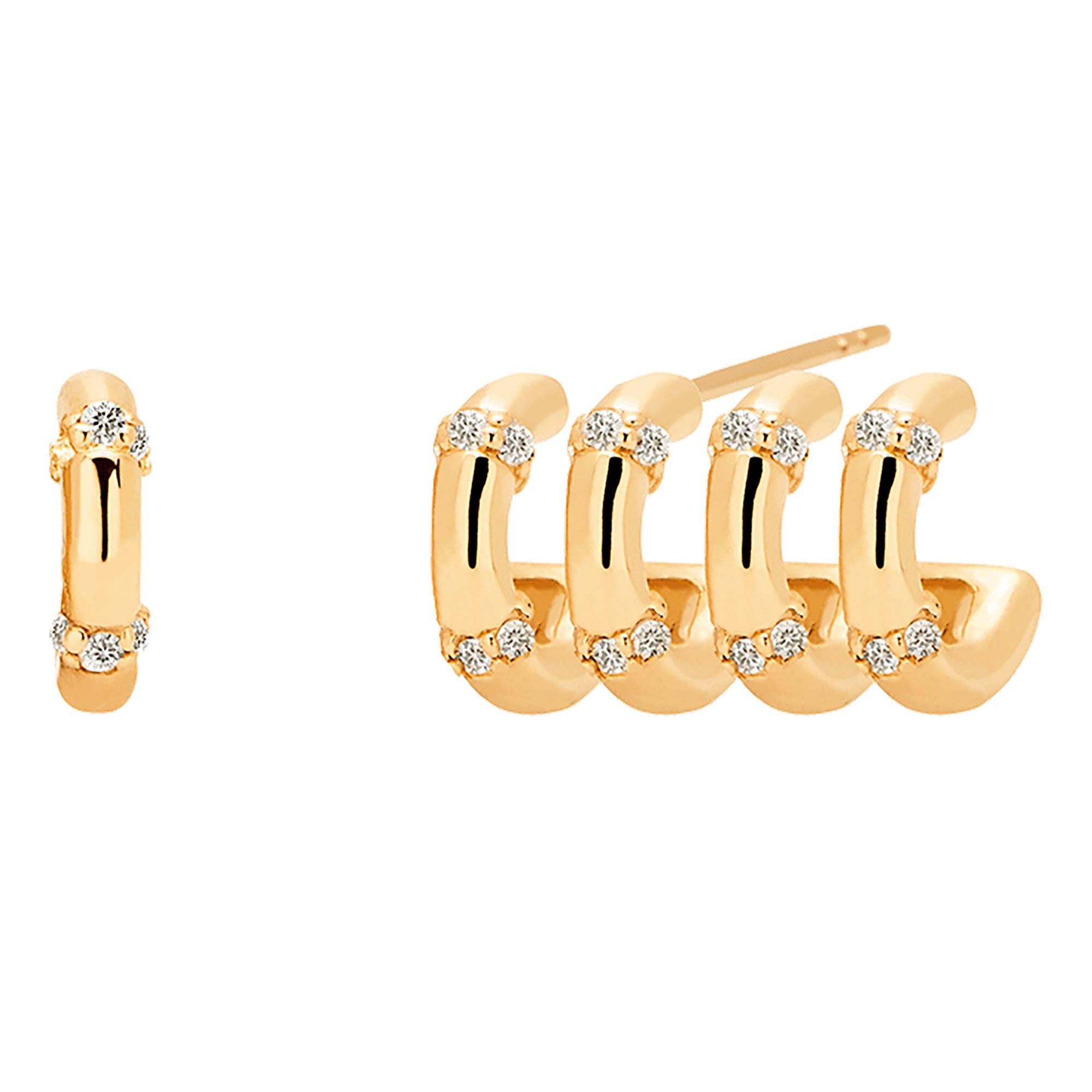 Orecchini Giselle Lobo Donna Oro - PD PAOLA