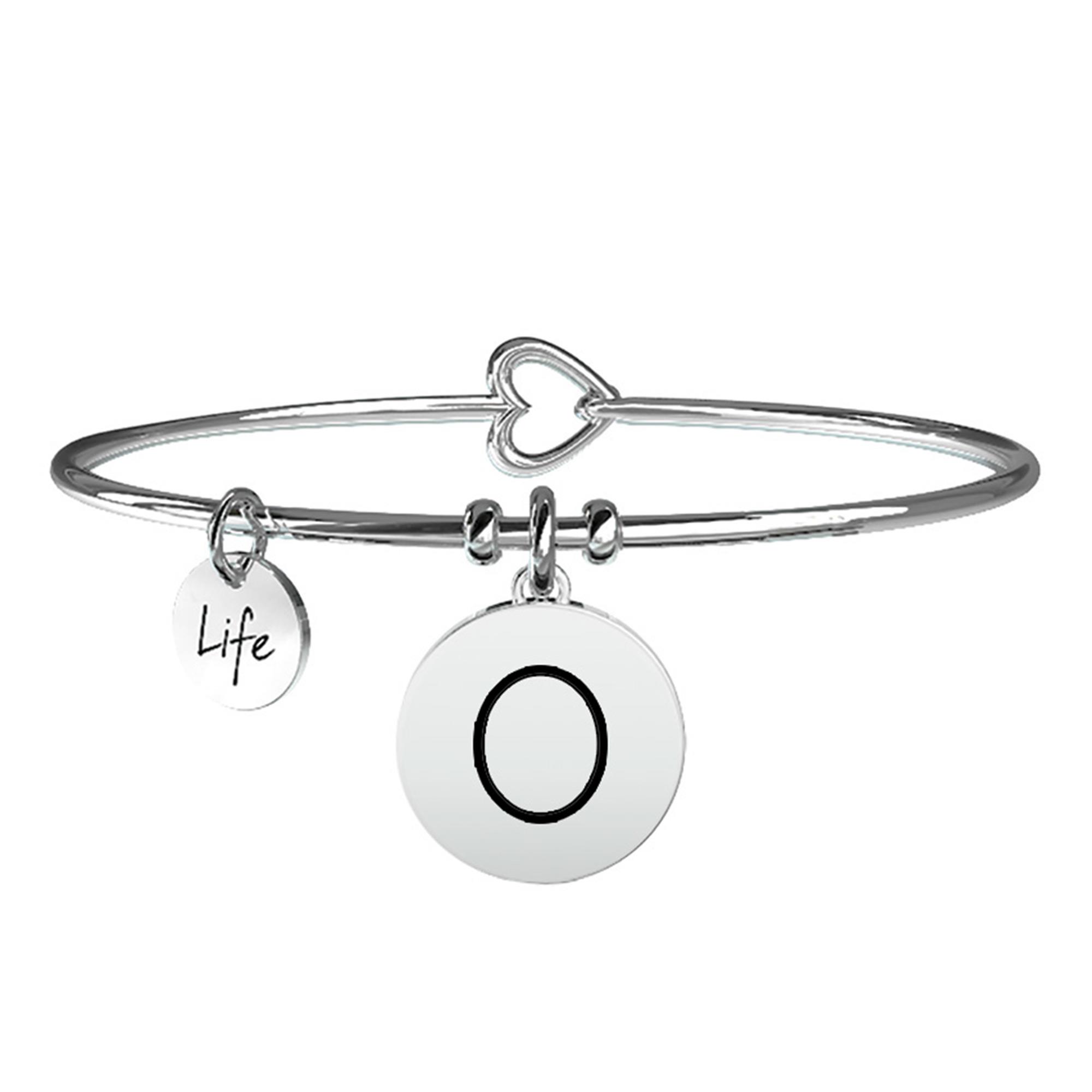 Bracciale Lettera O Symbols Iniziale Emozioni Acciaio Donna 231555O - KIDULT