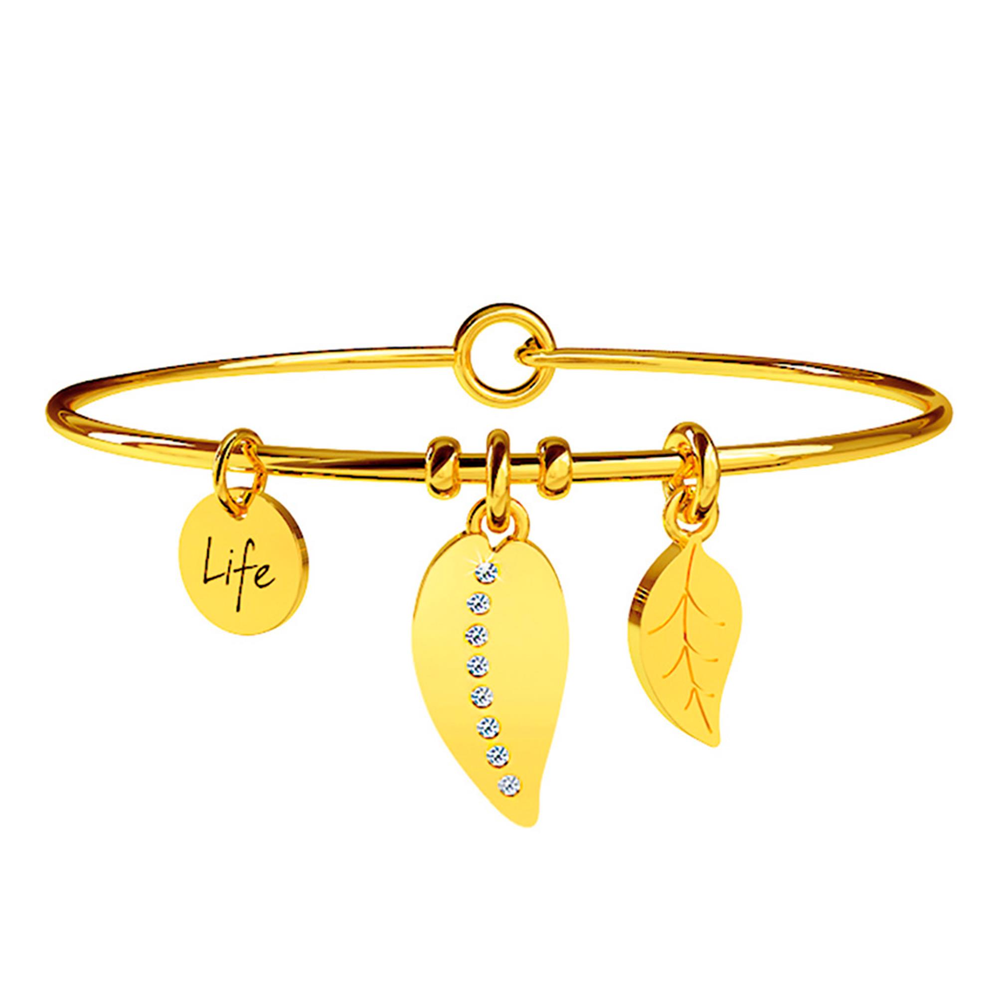 Bracciale Foglia Energia Nature Oro Donna 231623 - KIDULT