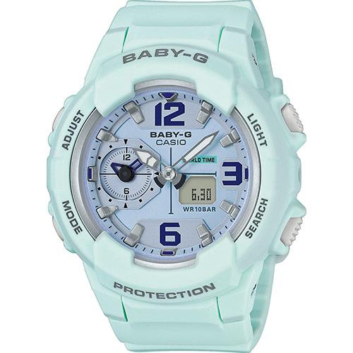 CASIO G-Shock Baby G Verde Acqua Anadigit Donna Gomma BGA-230SC-3BER - G-SHOCK