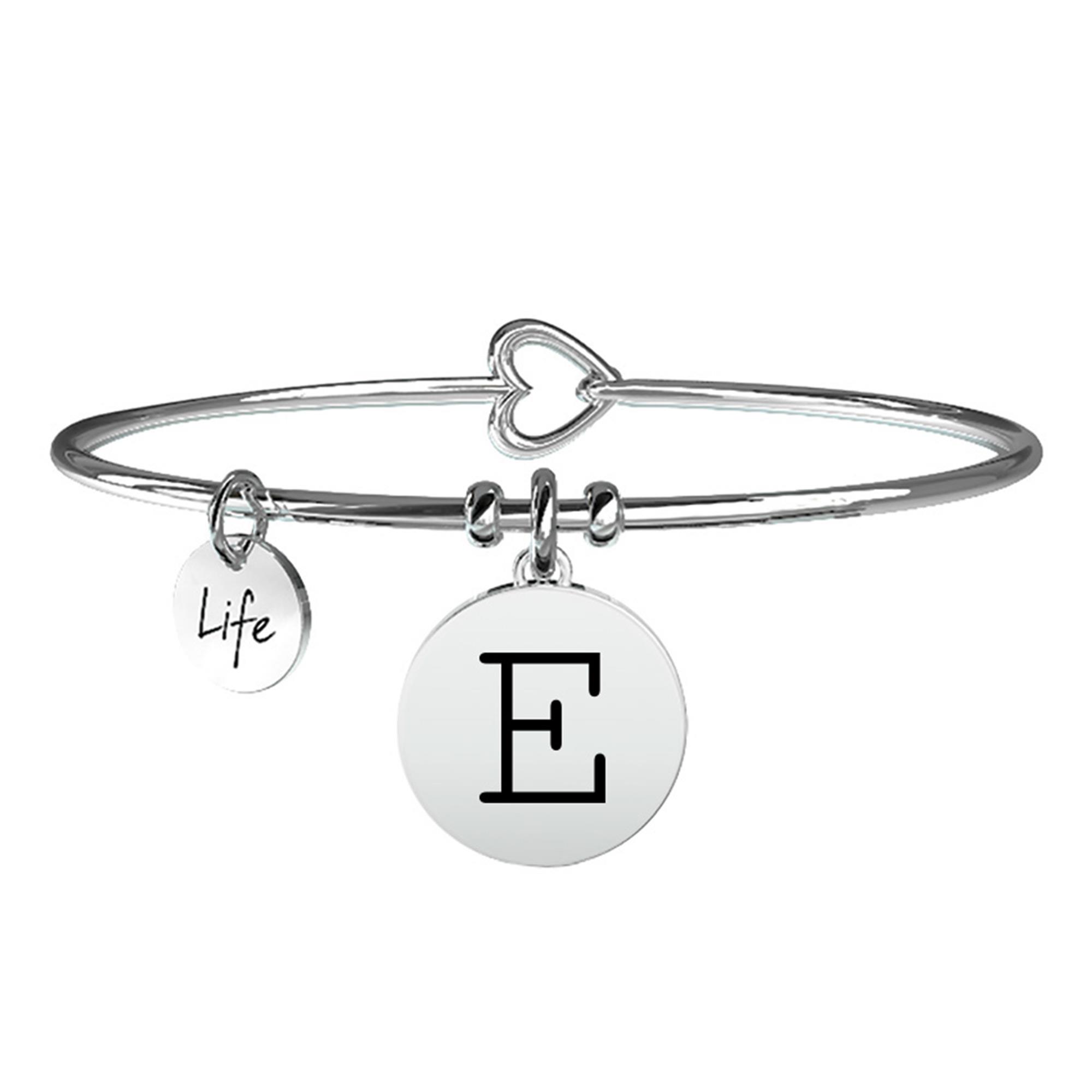 Bracciale Lettera E Symbols Iniziale Emozioni Acciaio Donna 231555E - KIDULT