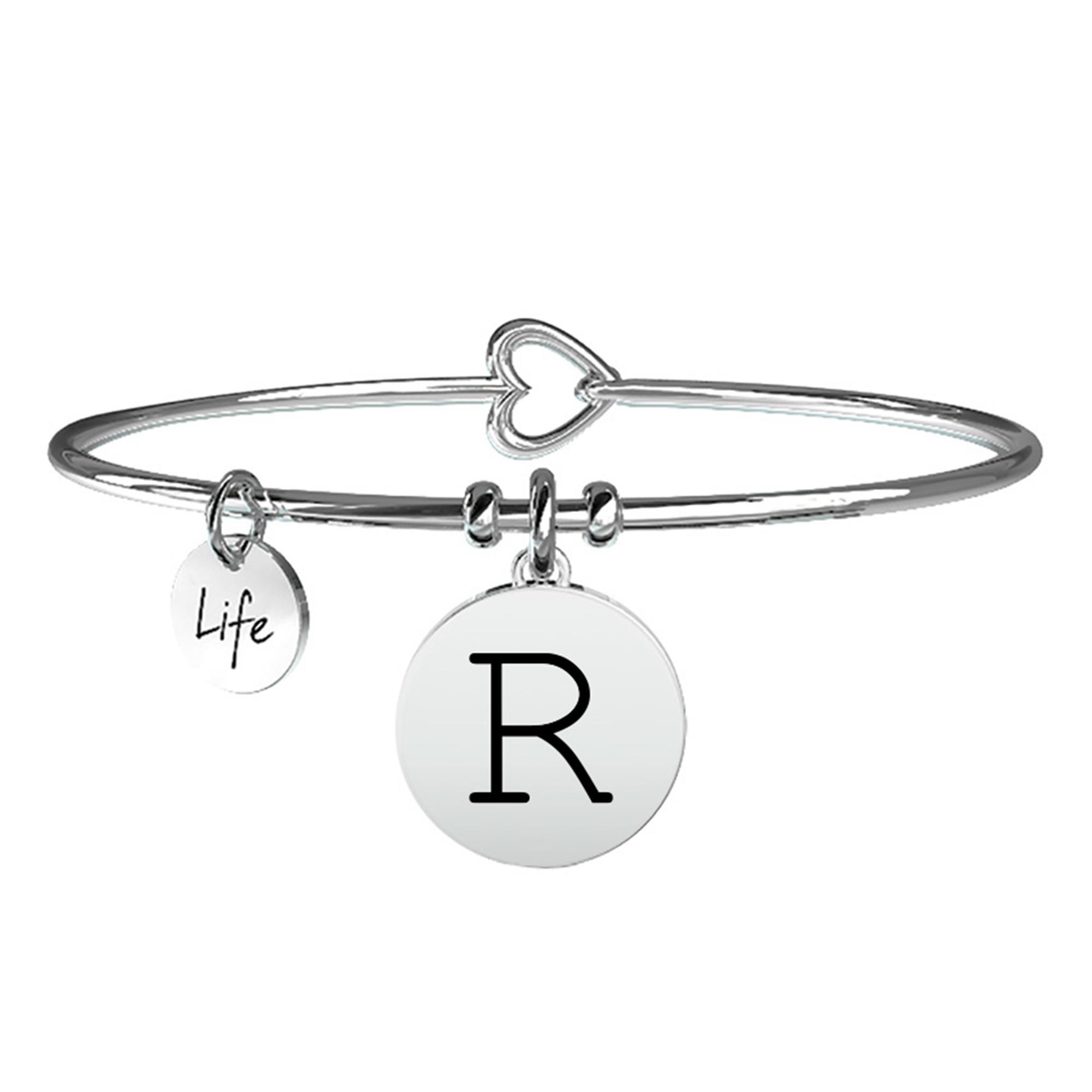 Bracciale Lettera R Symbols Iniziale Emozioni Acciaio Donna 231555R - KIDULT