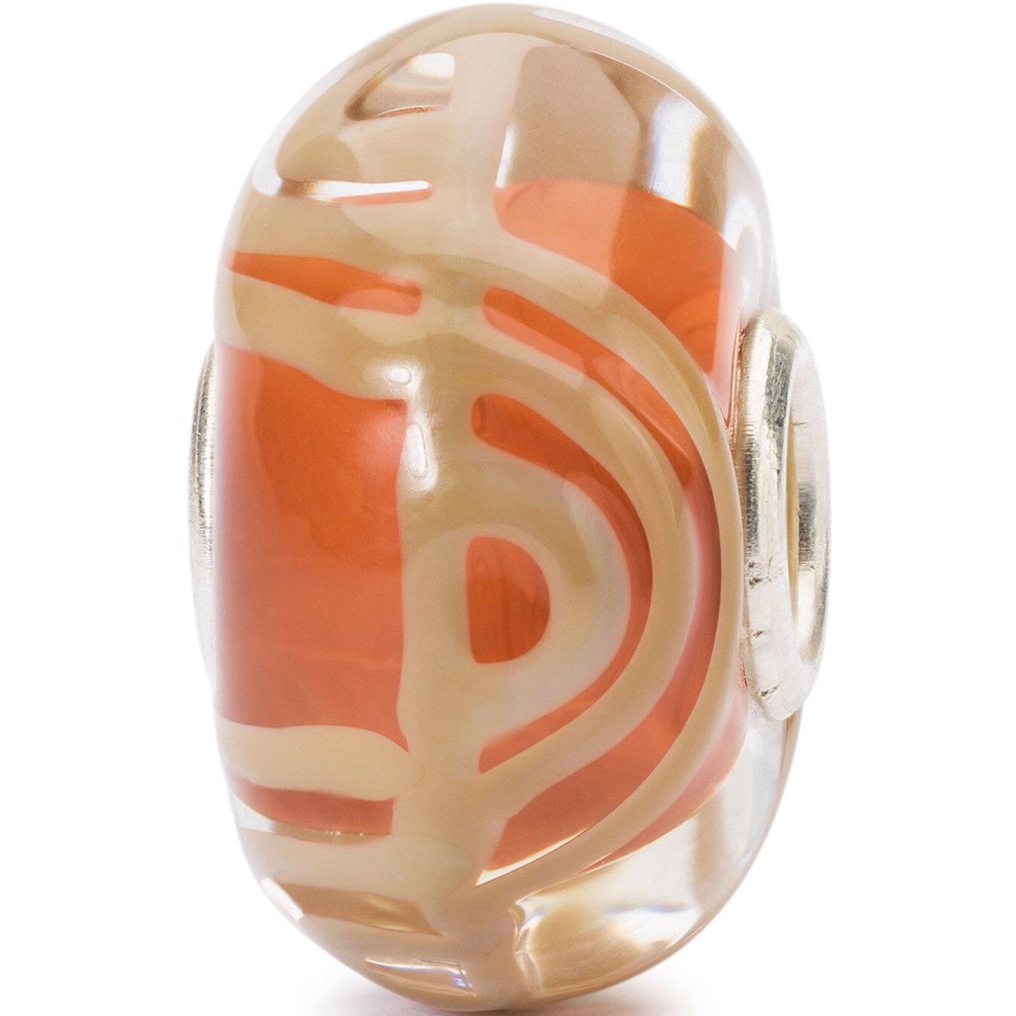 Bead Ghirigoro Charm Vetro Donna Arancione TGLBE-10461 - TROLLBEADS