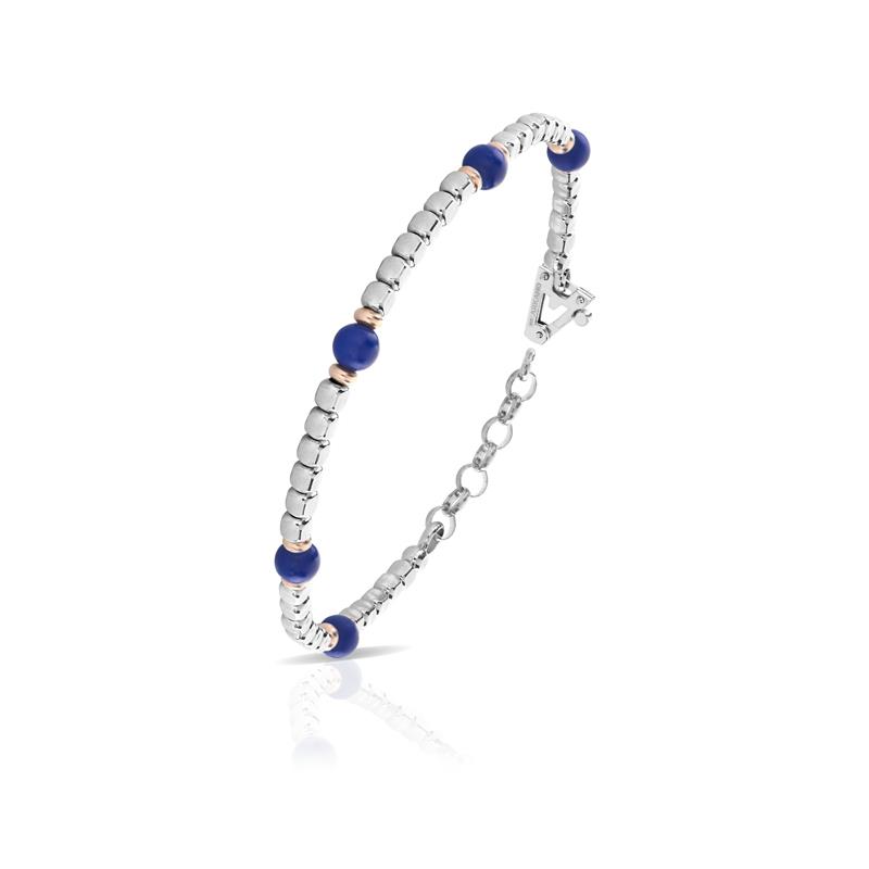Bracciale in Arg.bianco 925% con lapis - ARKANO