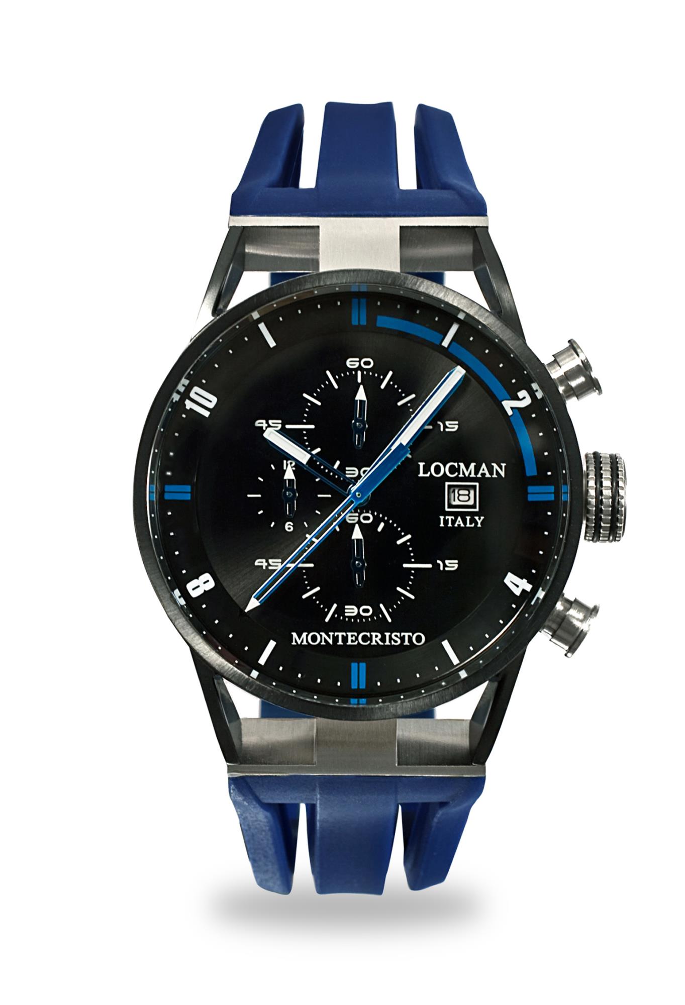 LOCMAN MONTECRISTO ACC/TIT CRONO CASSA PVD BK - LOCMAN