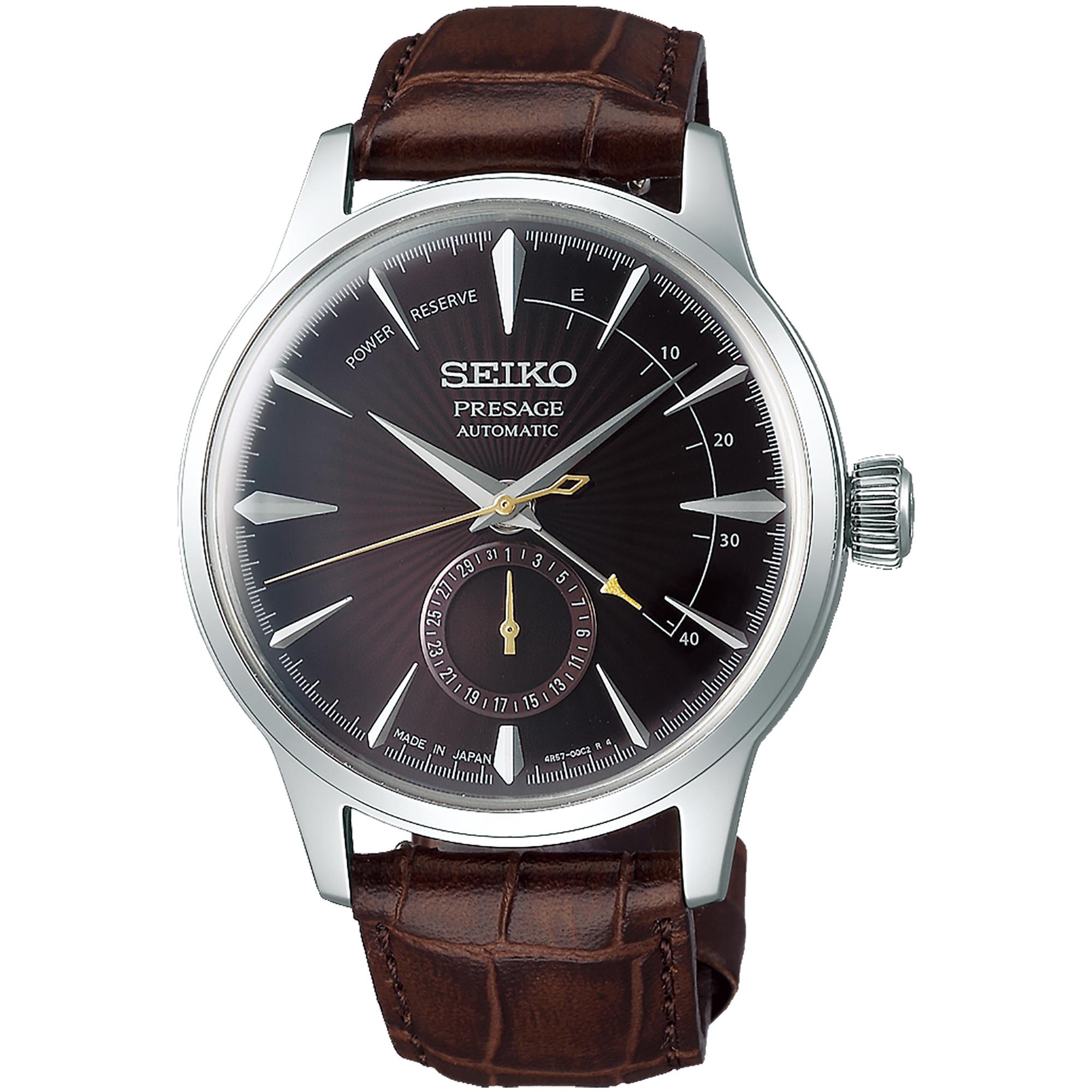 Orologio Presage Automatico Pelle Uomo Acciaio - SEIKO