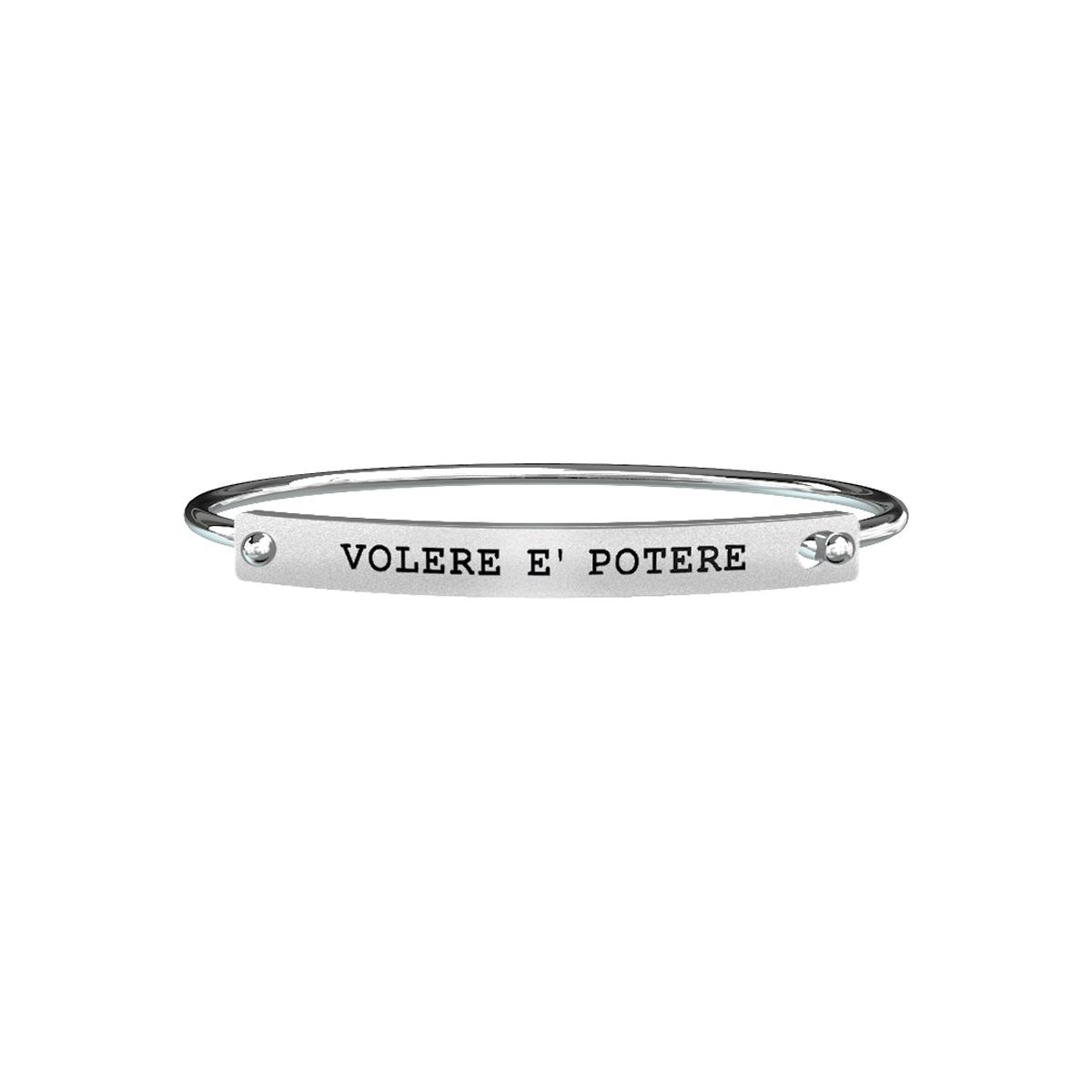 Bracciale Philosophy Uomo Acciaio | Volere &egrave; Potere  731175 - KIDULT