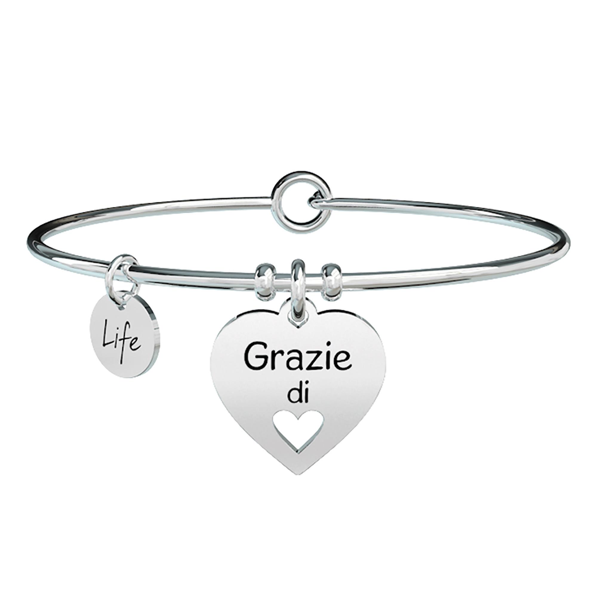 Bracciale Cuore Grazie Love Acciaio Donna 731298 - KIDULT