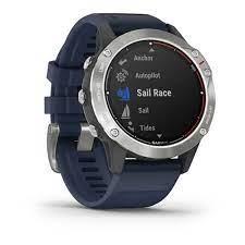 quatix® 6 Gray con cinturino in silicone Captain Blue - GARMIN